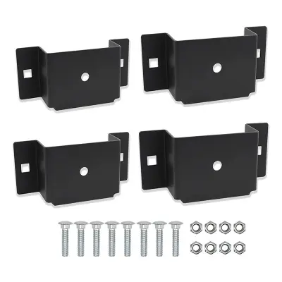 Komplet nosilcev za žep za prikolico za tovornjak s ploščato posteljo, 4 kosi