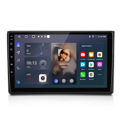 9" Avtoradio Android 13 CarPlay za  Audi A4 2000-2009| GPS Navigacija, Wi-Fi, Bluetooth, DAB+, SWC, USB, FM, KAM, DSP, RDS 2+64GB