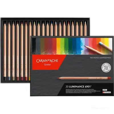 CARAN D'ACHE LUMINANCE 6901 SET 20 BARV