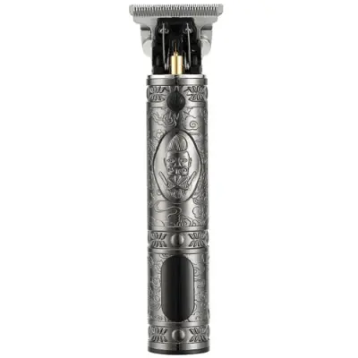 VGR V-228 5W USB retro strižnik za lase z LED digitalnim zaslonom (srebrn)