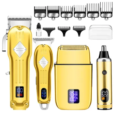 Komplet strižnika za lase 4-v-1 973A za profesionalno nego Gold