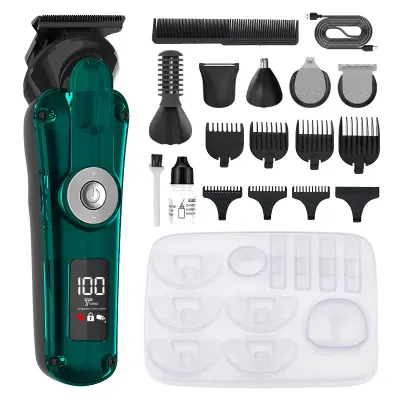 6-v-1 večnamenski komplet strižnikov za lase Green