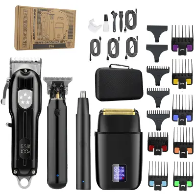 Profesionalni set strižnikov za lase 976 Black