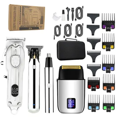 Profesionalni set strižnikov za lase 976 Silver