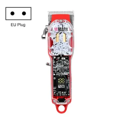 WMark NG-409 Prozoren strižnik za lase Brezžični strižnik za lase z LED zaslonom, EU vtič