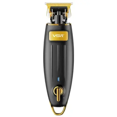 VGR V-192 5W USB prenosni strižnik za lase z zaslonom napolnjenosti baterije (zlate barve)