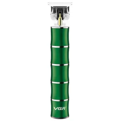 VGR V-193 5W USB kovinski strižnik za lase v obliki bambusa (zelen)