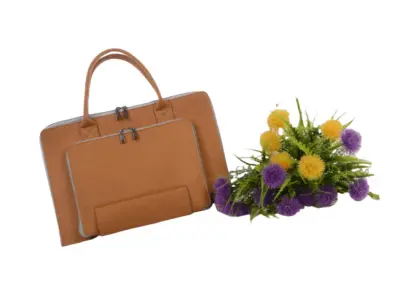 Minimalistična torba za prenosnik iz filca: Odporna na praske in elegantna