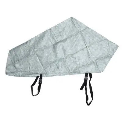 Pokrivalo za vlečno kljuko prikolice 86x66x30cm - Siva vodoodporna zaščita