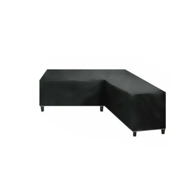 Prevleka za vrtno pohištvo V-oblike 270x270x90cm - Črni Oxford