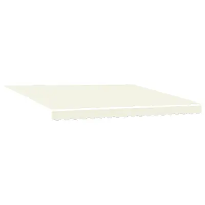 vidaXL Samodejna zložljiva tenda kremna 400x300 cm