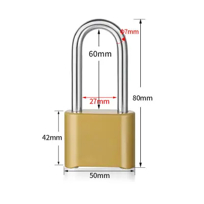 Kombinacijska ključavnica z dolgim lokom - zavarujte svojo lastnino