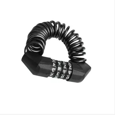 Prenosna ključavnica za čelado s štirimestno kombinacijo