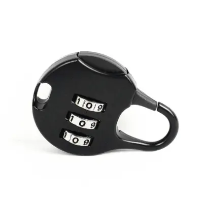 Zavarujte svoje stvari z mini kombinacijsko ključavnico Black