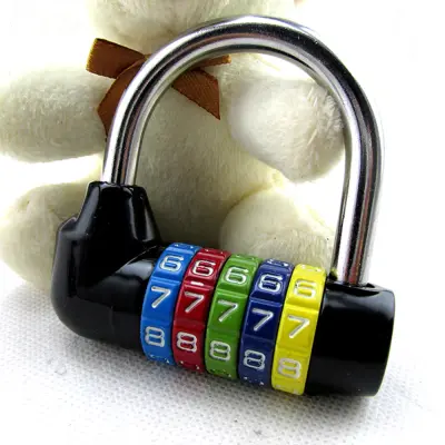 Zavarujte Svojo Lastnino s 5-Mestno Kombinacijsko Ključavnico Black