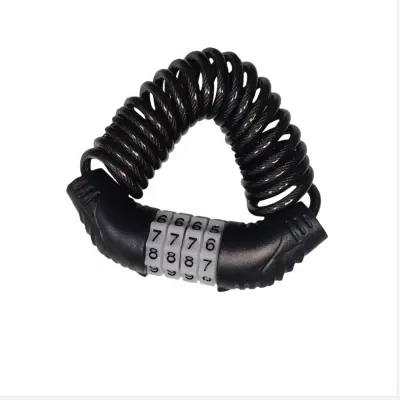 Štiriciferna kombinacijska ključavnica za čelado z nočno lučko