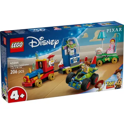 LEGO Disney 43264 Praznovanje Sveta igrač - Vlak in avtomobilček