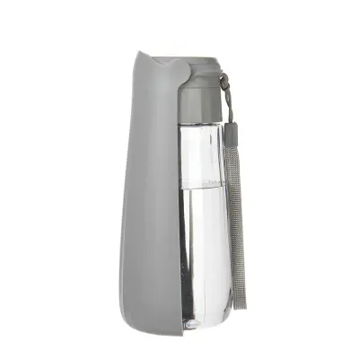 Prenosna steklenica za vodo za hišne ljubljenčke - 550ML Grey