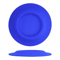 Nov silikonski frizbi za hišne ljubljenčke - varen in zabaven za vašega psa Blue