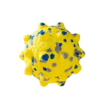 Žogica za pse s konicami Yellow L