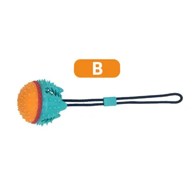 Interaktivna škripajoča igrača za žvečenje za pse - modra