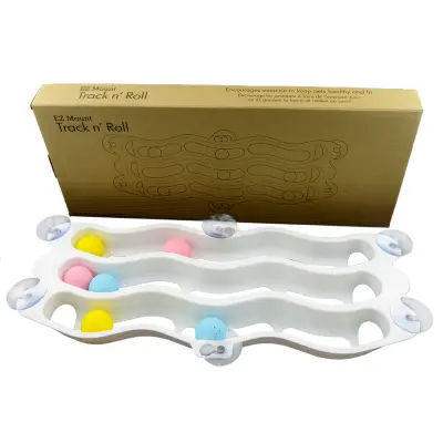 Interaktivna igrača za mačke s priseskom in pisanimi žogicami