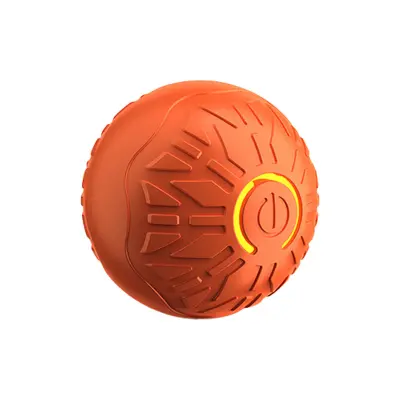 Interaktivna igrača za mačke: Električna kotalna žoga za zabavo hišnih ljubljenčkov Orange