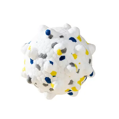 Žogica za pse s konicami White S