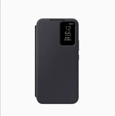 Originalen ovitek za Samsung Galaxy A54 z okencem,ovitek Smart View - črna