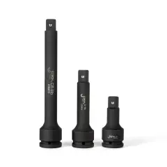 Jetech 3/4" Komplet podaljškov za nasadne ključe, 101,6 mm, 152,4 mm, 254 mm (4'' 6'' 10'')