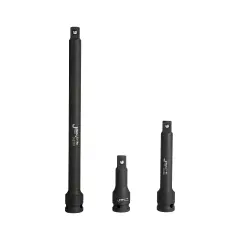 Jetech 1/2-palčni podaljšek za udarne vrtalnike, 3-delni set (3'' 5'' 10''), hladno kovano, toplotno obdelano krom-molibdenovo jeklo