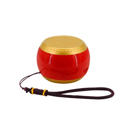 Mini Prenosni Bluetooth Zvočnik z Videzom Lesa - Red