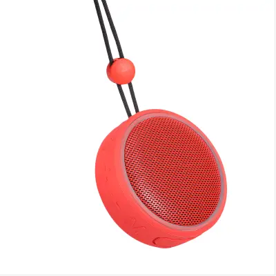 FM0208 Prenosni Bluetooth Zvočnik z Vrvico in Magnetnim Sesanjem Red