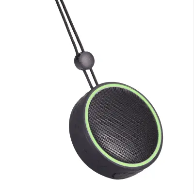 FM0208 Prenosni Bluetooth Zvočnik z Vrvico in Magnetnim Sesanjem Black