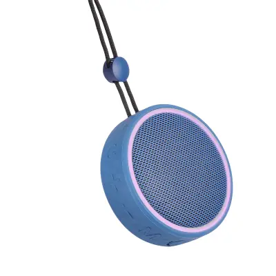 FM0208 Prenosni Bluetooth Zvočnik z Vrvico in Magnetnim Sesanjem Blue