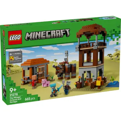 LEGO Minecraft 21278 Plenilska postojanka in Uničevalec