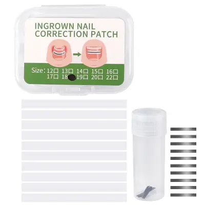 Set obližev za korekcijo vraščenih nohtov - 10 obližev  18 mm