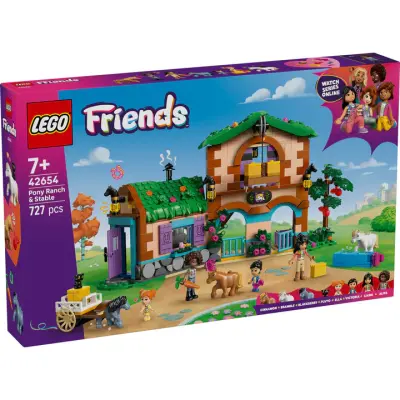LEGO Friends 42654 Ranč in hlev s poniji