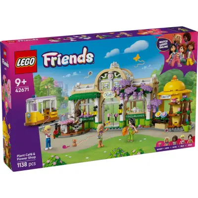 LEGO Friends 42671 Rastlinska kavarna in cvetličarna
