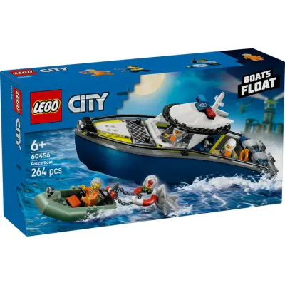 LEGO City 60456 Pregon s policijskim čolnom