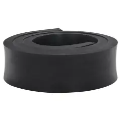 vidaXL Gumijasti rob za snežni plug črn 200x10x2 cm