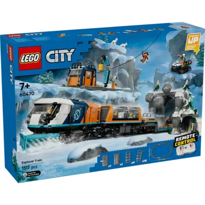 LEGO City 60470 Raziskovalni arktični polarni ekspresni vlak