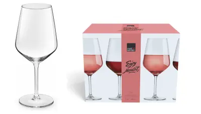 ROYAL LEERDAM, ENJOY THE MOMENT, KOZARCI ZA RDEČE VINO, 530 ML, 6 KOS