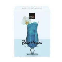Royal Leerdam Blue Hawaii Glass Set of 4 - Elegant Stemware for Cocktails