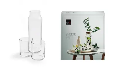 ROYAL LEERDAM, SVELTE, SET KOZARCEV S KARAFO, 6 KOS