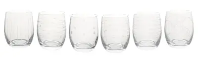 CRYSTALEX, ELEMENTS, KOZARCI ZA VODO, 300 ML, 6 KOS