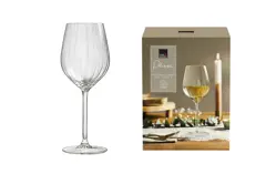 ROYAL LEERDAM, PLISSE, KOZARCI BELO VINO, 380 ML, 4 KOS
