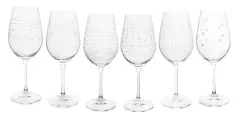 CRYSTALEX, ELEMENTS, KOZARCI ZA VINO, 450 ML, 6 KOS