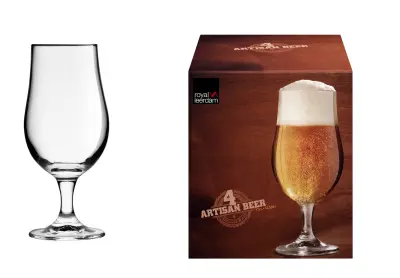 ROYAL LEERDAM, ARTISAN, KOZARCI ZA PIVO, 370 ML, 4 KOS