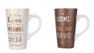 ALPEKSHOME, KAVA ZATE, LONČEK, 460 ML, 2 KOS